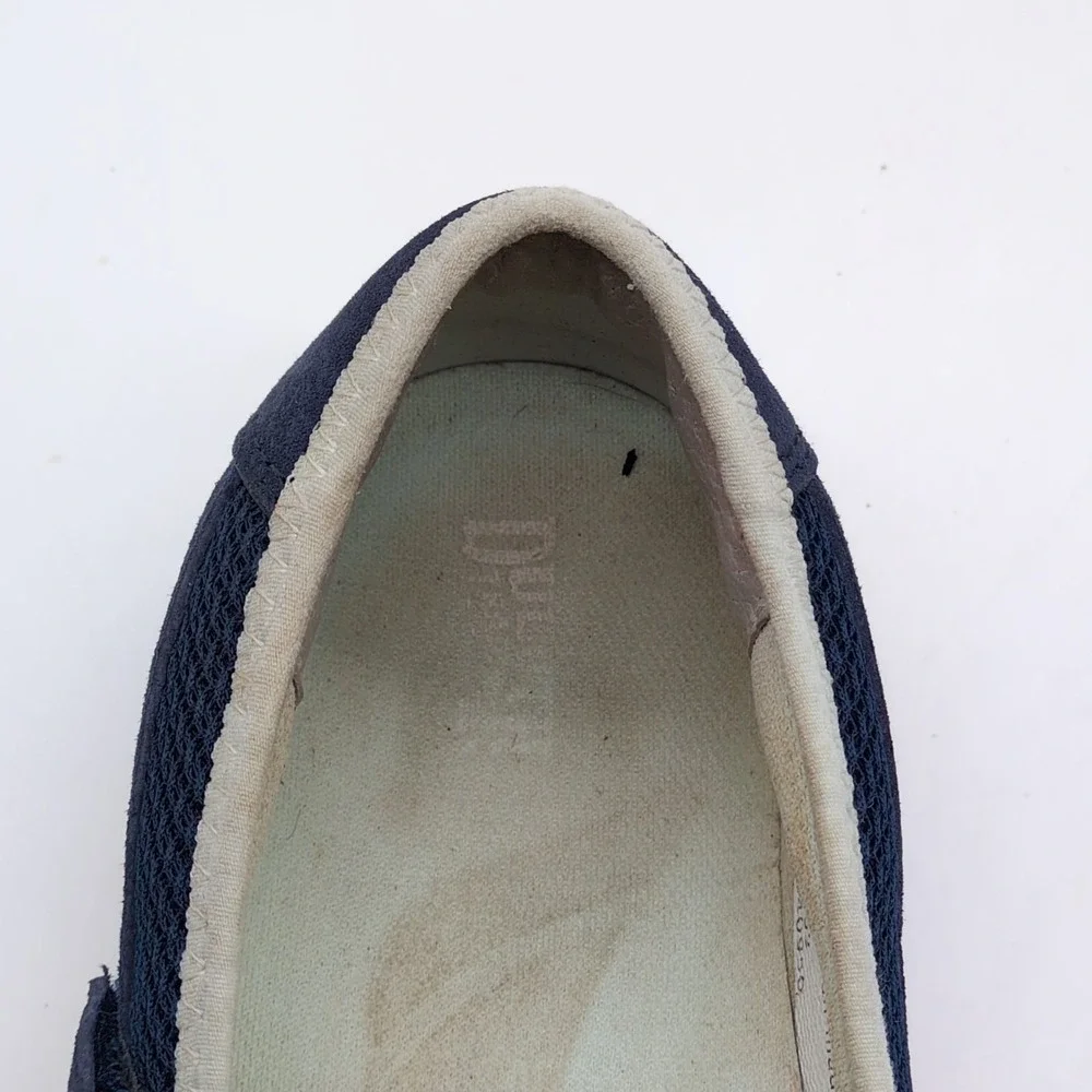 Duluth Trading Co Shoes Womens Blue 9.5‎ Leather Mary Jane Hook Loop Comfort